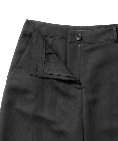 Demi-Luxe BEAMS（デミルクス ビームス）の「Demi-Luxe BEAMS / リネンガウチョパンツ（その他パンツ・レディース・ブラック/カーキ・38/40/36）」の22枚目の写真