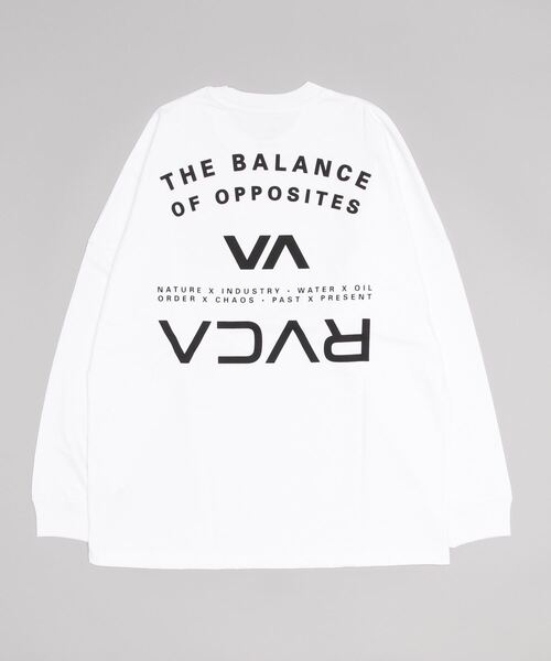 RVCA（ルーカ）の「RVCA メンズ  VA BOXED RVCA LT ロングスリーブＴシャツ【2023年春夏モデル】/ルーカバックプリントロゴ長袖ロンT（Tシャツ/カットソー・メンズ・サンドベージュ/ブラック/ホワイト・X-LARGE/MEDIUM/LARGE）」の11枚目の写真