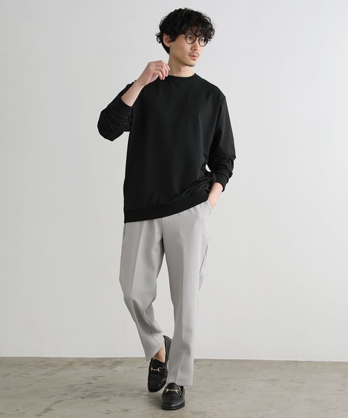 LIL VENDARS(リルヴェンダース)の「サイドスリットポケット付きライトスオンスウェットシャツ(Tシャツ/カットソー・メンズ・ネイビー/ブラウン/グリーン/ブラック/グレー/ブルー・M/L/XL)」の13枚目の写真