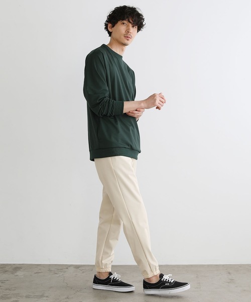 LIL VENDARS(リルヴェンダース)の「サイドスリットポケット付きライトスオンスウェットシャツ(Tシャツ/カットソー・メンズ・ネイビー/ブラウン/グリーン/ブラック/グレー/ブルー・M/L/XL)」の10枚目の写真