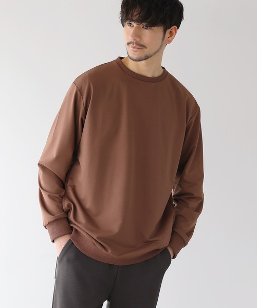 LIL VENDARS(リルヴェンダース)の「サイドスリットポケット付きライトスオンスウェットシャツ(Tシャツ/カットソー・メンズ・ネイビー/ブラウン/グリーン/ブラック/グレー/ブルー・M/L/XL)」の15枚目の写真