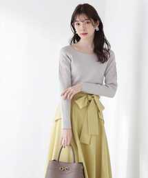 PROPORTION BODY DRESSING | シフォンエンブロイダリーリブニット / 1213170209(ニット/セーター)