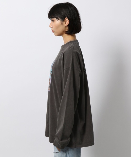 PAGEBOY（ページボーイ）の「ツアーポスターロンT（Tシャツ/カットソー・レディース・チャコールグレー/オフホワイト・FREE）」の12枚目の写真