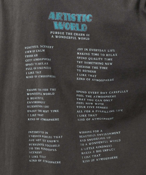 PAGEBOY（ページボーイ）の「ツアーポスターロンT（Tシャツ/カットソー・レディース・チャコールグレー/オフホワイト・FREE）」の19枚目の写真