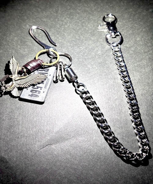 【セール】【1004ST】アメカジ シルバー ウォレットチェーン (MA)（ウォレットチェーン）｜1004ST（イチマルマルヨンエスティー）