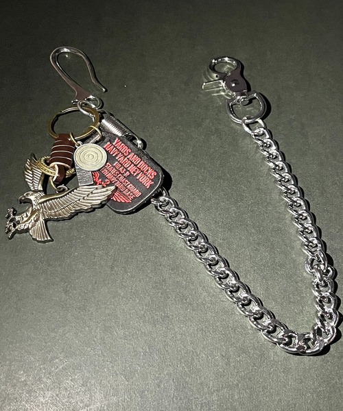 【セール】【1004ST】アメカジ シルバー ウォレットチェーン (MA)（ウォレットチェーン）｜1004ST（イチマルマルヨンエスティー）