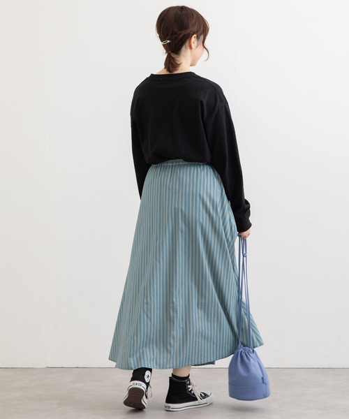 POU DOU DOU(プードゥドゥ)の「ロンストプリントフレアースカート(スカート・レディース・イエロー/ブルー/グリーン・3)」の22枚目の写真