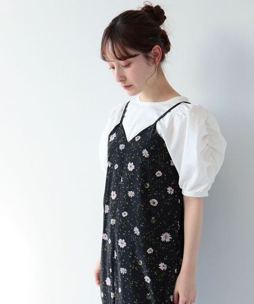 Ray BEAMS（レイビームス）の「Ray BEAMS / ギャザー パフスリーブ Tシャツ（Tシャツ/カットソー・レディース・ホワイト/ブラック/ケリー・ONE SIZE）」の21枚目の写真