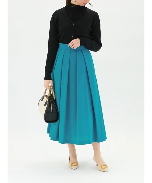 Te chichi（テチチ）の「パールボタンリブカーディガン（カーディガン/ボレロ・レディース・ブラック/ブルー/オフホワイト/ピンク・ﾌﾘ-）」の6枚目の写真