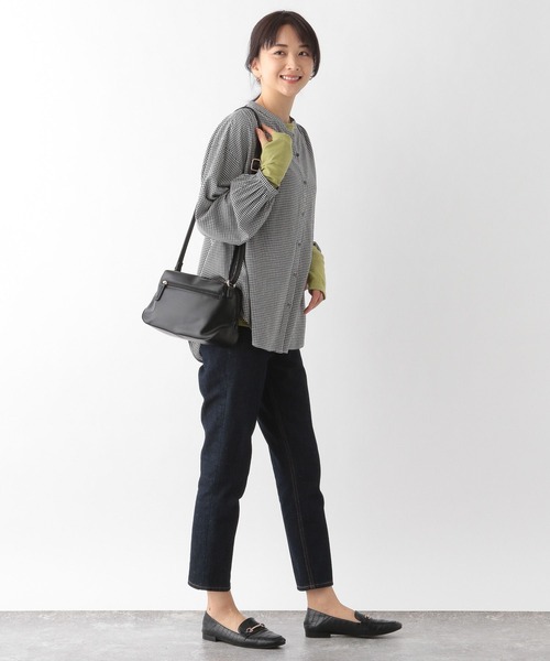 GLOBAL WORK(グローバルワーク)の「シア―ボートネックロングスリーブ/一部店舗限定/176629(Tシャツ/カットソー・レディース・ブラック/ライトオリーブ/オフホワイト・MEDIUM/LARGE)」の12枚目の写真