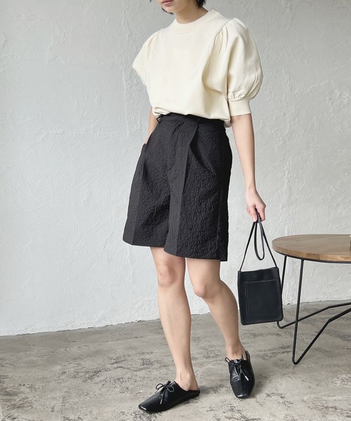 LIAN（リアン）の「ふくれジャガードショートパンツ（その他パンツ