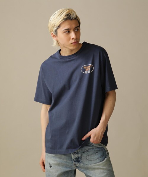 AVIREX(アヴィレックス)の「WEST COAST T-SHIRT OVAL LOGO / ウェスト コースト Tシャツ オーバル ロゴ / AVIREX / アヴィレックス(Tシャツ/カットソー・メンズ・その他18/ブラック/その他10/ホワイト/ネイビー・L/M/XL/2XL)」の3枚目の写真