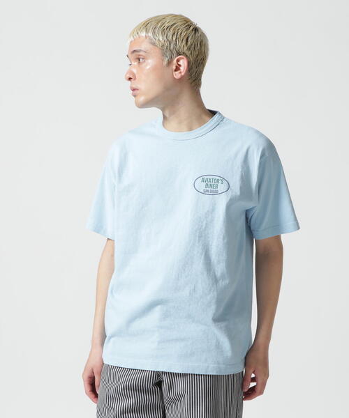 AVIREX(アヴィレックス)の「WEST COAST T-SHIRT OVAL LOGO / ウェスト コースト Tシャツ オーバル ロゴ / AVIREX / アヴィレックス(Tシャツ/カットソー・メンズ・その他18/ブラック/その他10/ホワイト/ネイビー・L/M/XL/2XL)」の5枚目の写真