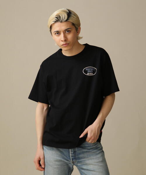 AVIREX(アヴィレックス)の「WEST COAST T-SHIRT OVAL LOGO / ウェスト コースト Tシャツ オーバル ロゴ / AVIREX / アヴィレックス(Tシャツ/カットソー・メンズ・その他18/ブラック/その他10/ホワイト/ネイビー・L/M/XL/2XL)」の2枚目の写真