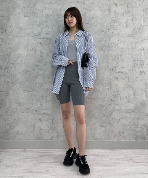 EPIMI E'PIMMY（エピミエピミー）の「カップ付きレースキャミソール（キャミソール・レディース・杢グレー/ブラック/オフホワイト・MEDIUM）」の6枚目の写真