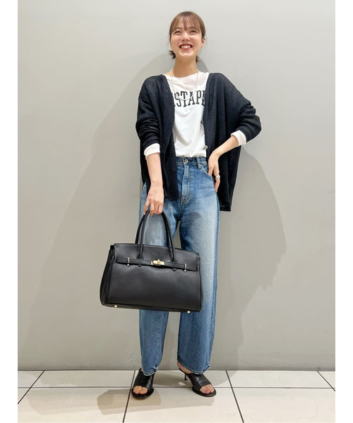 FRAMeWORK（フレームワーク）の「【AULENTTI/オウレンティ】ベルト付きバッグ（ハンドバッグ・レディース・ブラック・FREE）」の3枚目の写真