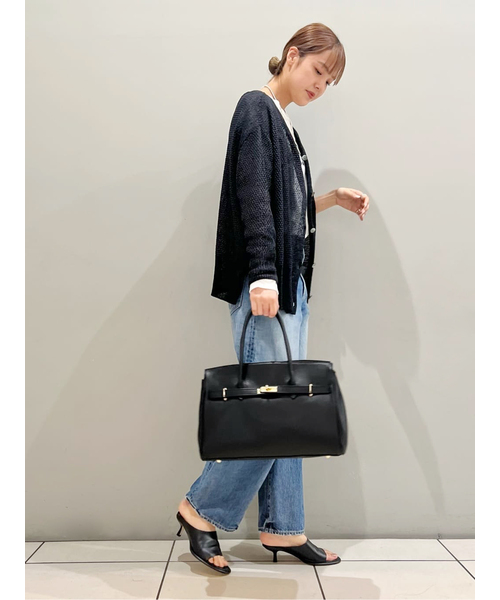 FRAMeWORK（フレームワーク）の「【AULENTTI/オウレンティ】ベルト付きバッグ（ハンドバッグ・レディース・ブラック・FREE）」の4枚目の写真