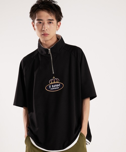 JACKROSE（ジャックローズ）の「JE-EMBLEM HALF ZIP（Tシャツ 