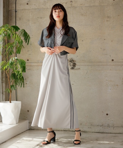 LADYMADE（レディメイド）の「クロップドワークシャツ（シャツ