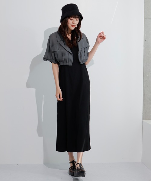 LADYMADE（レディメイド）の「クロップドワークシャツ（シャツ