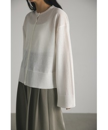 STYLEMIXER（スタイルミキサー）の「スリットスリーブシアーニットカーデ（カーディガン/ボレロ）」