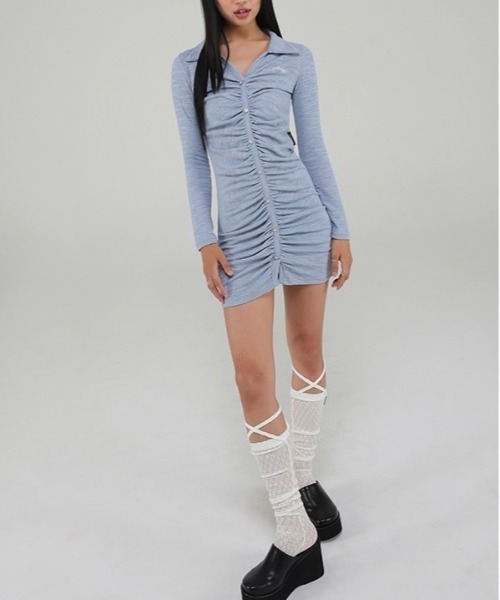 UGLY SHADOW（アグリーシャドウ）の「【Uglyshadow】LACE LONG SOCKS（ソックス/靴下・レディース・ホワイト/ブラック・ONE SIZE）」の9枚目の写真