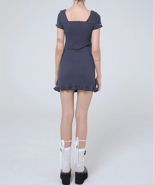 UGLY SHADOW（アグリーシャドウ）の「【Uglyshadow】LACE LONG SOCKS（ソックス/靴下・レディース・ホワイト/ブラック・ONE SIZE）」の16枚目の写真