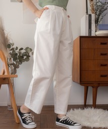 夏の大人カジュアル ワイドシャカパンツ
