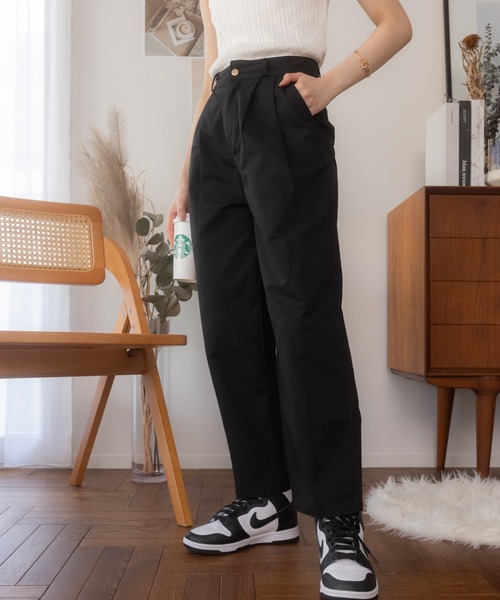 Ada.(エイダ)の「夏の大人カジュアル ワイドシャカパンツ(その他パンツ・レディース・ブラック/ホワイト・S/M)」の1枚目の写真