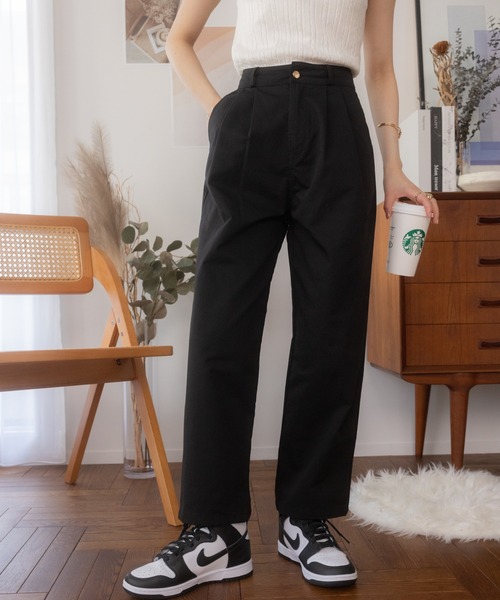Ada.(エイダ)の「夏の大人カジュアル ワイドシャカパンツ(その他パンツ・レディース・ブラック/ホワイト・S/M)」の8枚目の写真