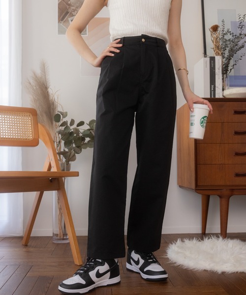 Ada.(エイダ)の「夏の大人カジュアル ワイドシャカパンツ(その他パンツ・レディース・ブラック/ホワイト・S/M)」の14枚目の写真