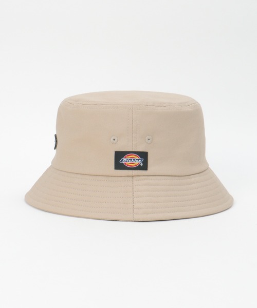 Dickies（ディッキーズ）の「Dickies ディッキーズ ロゴワッペンバケットハット（ハット・メンズ・ネイビー/ブラック/ベージュ/グレー・FREE）」の5枚目の写真