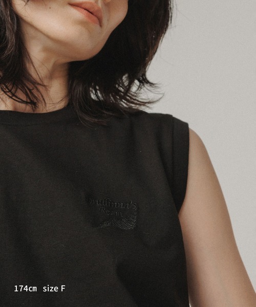 M TO R（ムウトアール）の「［TOPS］【Cordova】Drullinnn’sResort N/S TEE（タンクトップ・レディース・ホワイト/ブラック・FREE）」の12枚目の写真