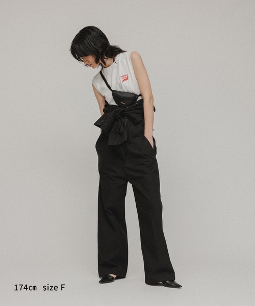 M TO R（ムウトアール）の「［TOPS］【Cordova】Drullinnn’sResort N/S TEE（タンクトップ・レディース・ホワイト/ブラック・FREE）」の14枚目の写真