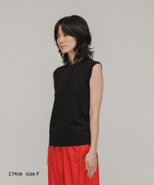 M TO R（ムウトアール）の「［TOPS］【Cordova】Drullinnn’sResort N/S TEE（タンクトップ・レディース・ホワイト/ブラック・FREE）」の18枚目の写真