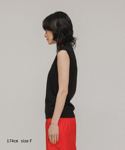 M TO R（ムウトアール）の「［TOPS］【Cordova】Drullinnn’sResort N/S TEE（タンクトップ・レディース・ホワイト/ブラック・FREE）」の19枚目の写真