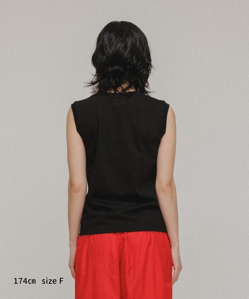 M TO R（ムウトアール）の「［TOPS］【Cordova】Drullinnn’sResort N/S TEE（タンクトップ・レディース・ホワイト/ブラック・FREE）」の20枚目の写真