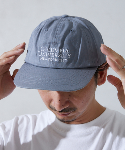 Russell Athletic（ラッセルアスレティック）の「【RUSSELL ATHLETIC / ラッセル アスレティック】別注 COLUMBIA Univ.刺繍CAP（キャップ・メンズ・ブルー/ネイビー・FREE）」の2枚目の写真