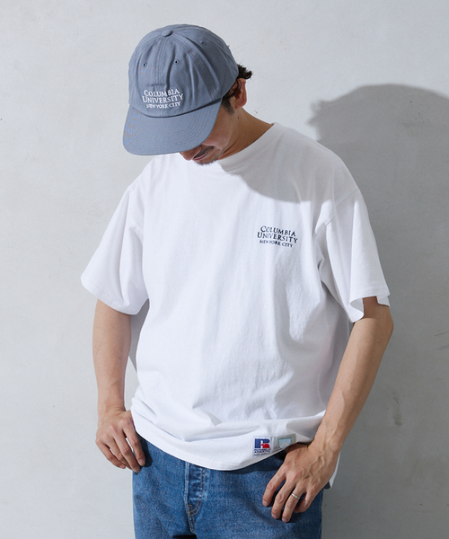 Russell Athletic（ラッセルアスレティック）の「【RUSSELL ATHLETIC / ラッセル アスレティック】別注 COLUMBIA Univ.刺繍CAP（キャップ・メンズ・ブルー/ネイビー・FREE）」の5枚目の写真