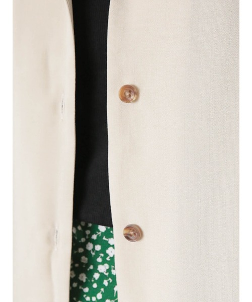 ehka sopo（エヘカソポ）の「半袖開襟シャツ（シャツ/ブラウス・レディース・ダークオレンジ/グリーン/ベージュ・F）」の16枚目の写真