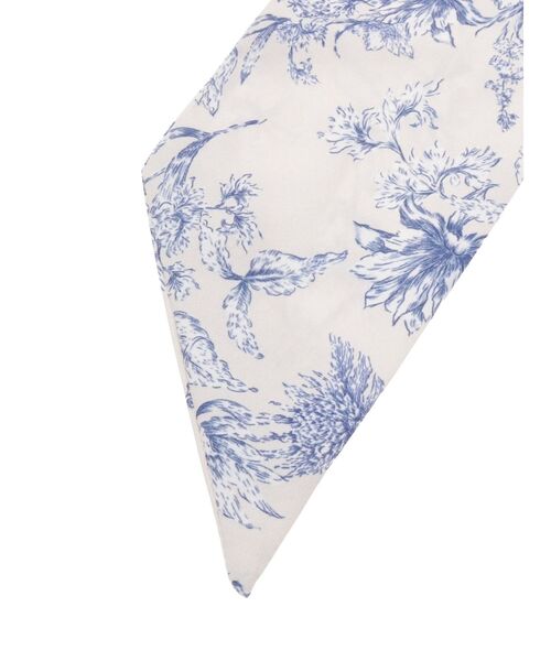 RESEXXY（リゼクシー）の「ニュアンスフラワースカーフ（シュシュ・レディース・アイボリー/ブラック・FREE）」の7枚目の写真