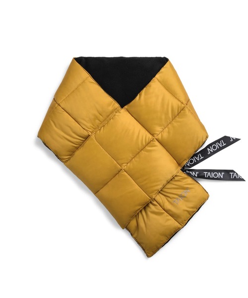 TAION（タイオン）の「TAION / タイオン ベーシック ダウンスカーフ マフラー ユニセックス 201A YGG（マフラー・レディース・グレー/ブルー/オフホワイト/ブラック/キャメル/オリーブドラブ/パープル/ブルー系その他/ベージュ/オレンジ/グレイッシュベージュ/サックスブルー・FREE）」の11枚目の写真