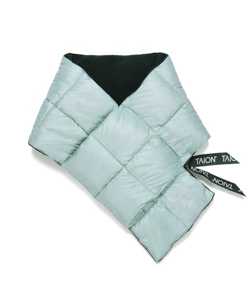 TAION（タイオン）の「TAION / タイオン ベーシック ダウンスカーフ マフラー ユニセックス 201A YGG（マフラー・レディース・グレー/ブルー/オフホワイト/ブラック/キャメル/オリーブドラブ/パープル/ブルー系その他/ベージュ/オレンジ/グレイッシュベージュ/サックスブルー・FREE）」の7枚目の写真