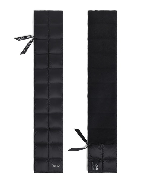 TAION（タイオン）の「TAION / タイオン ベーシック ダウンスカーフ マフラー ユニセックス 201A YGG（マフラー・レディース・グレー/ブルー/オフホワイト/ブラック/キャメル/オリーブドラブ/パープル/ブルー系その他/ベージュ/オレンジ/グレイッシュベージュ/サックスブルー・FREE）」の14枚目の写真