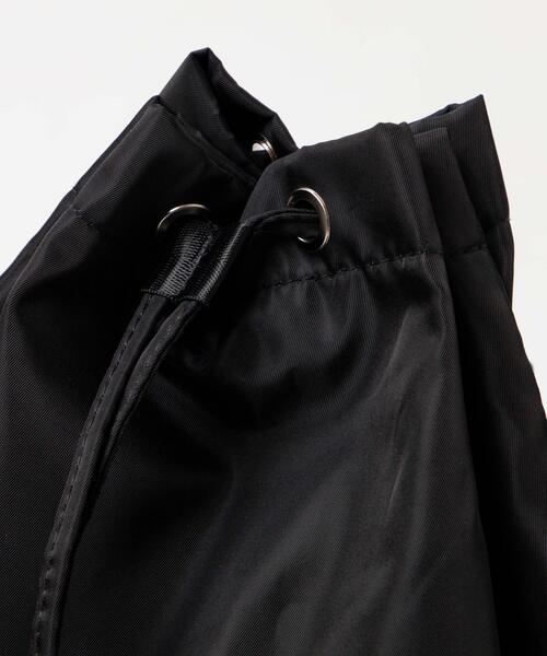 WEGO(ウィゴー)の「WEGO/【一部店限定】ドローストリングバッグ(バックパック/リュック・レディース・グレー/ブラック・FREE)」の18枚目の写真