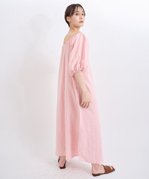 Kari & lili(カウリアンドリィリィ)の「offshouider op(ワンピース・レディース・ブラック/ベージュ/ピンク・FREE)」の20枚目の写真