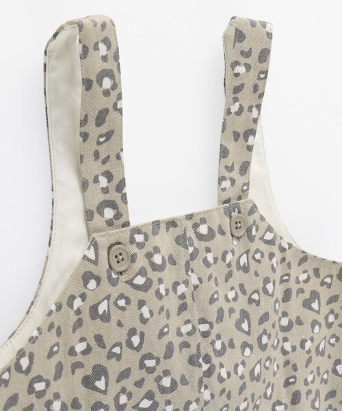 BRANSHES（ブランシェス）の「【プチプラ】ツイル総柄プリントジャンパースカート（ジャンパースカート・キッズ・ブラック/ベージュ/オフホワイト・90/100/110/120/130）」の17枚目の写真