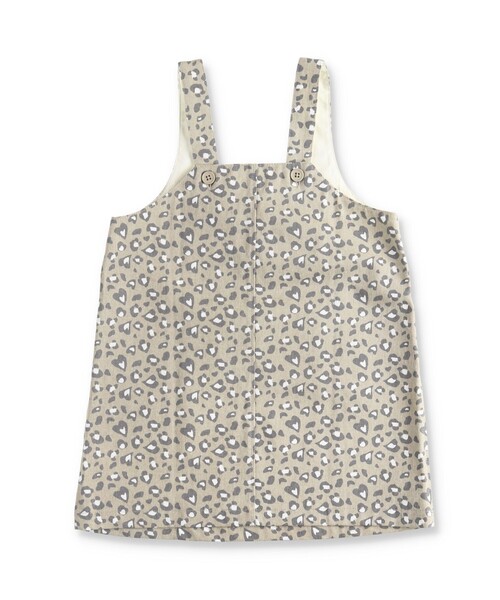 BRANSHES（ブランシェス）の「【プチプラ】ツイル総柄プリントジャンパースカート（ジャンパースカート・キッズ・ブラック/ベージュ/オフホワイト・90/100/110/120/130）」の22枚目の写真