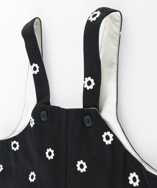 BRANSHES（ブランシェス）の「【プチプラ】ツイル総柄プリントジャンパースカート（ジャンパースカート・キッズ・ブラック/ベージュ/オフホワイト・90/100/110/120/130）」の20枚目の写真