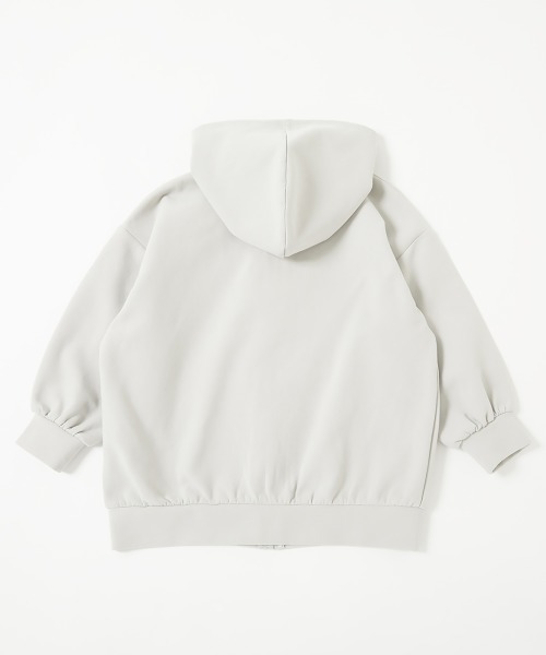 devirock（デビロック）の「防汚 ビッグシルエット ジップパーカー（パーカー・キッズ・ライトグレー/サックスブルー系/ブラック・140cm/160cm/130cm/120cm/100cm/110cm/150cm）」の18枚目の写真